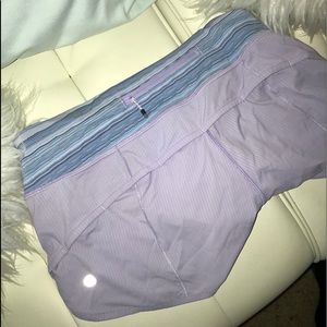 lululemon size 4 speed shorts